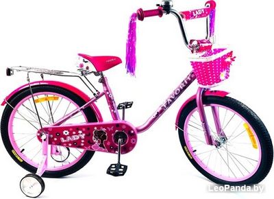 Детский велосипед Favorit Lady 18 2020 (сиреневый) - фото
