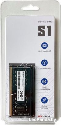 Оперативная память Hikvision S1 4GB DDR4 SODIMM PC4-21300 HKED4042BBA1D0ZA1/4G - фото2