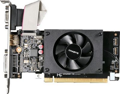 Видеокарта Gigabyte GeForce GT 710 2GB DDR3 [GV-N710D3-2GL] - фото