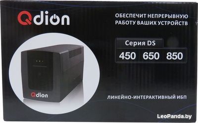 Источник бесперебойного питания Qdion DS 850 (с розетками Schuko) - фото4