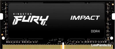 Оперативная память Kingston FURY Impact 16GB DDR4 SODIMM PC4-25600 KF432S20IB/16 - фото
