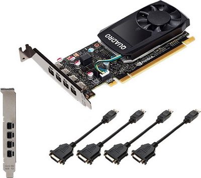Видеокарта PNY Nvidia Quadro P1000 DVI 4GB GDDR5 VCQP1000DVIV2BLK-1 - фото4