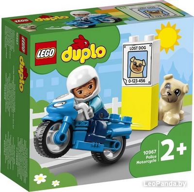 Конструктор LEGO Duplo 10967 Полицейский мотоцикл - фото