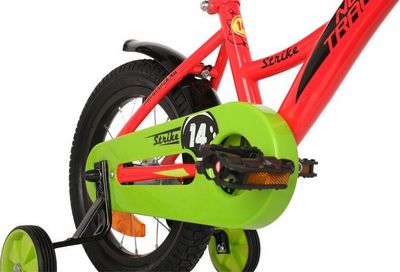 Детский велосипед Novatrack Strike 14 2022 143STRIKE.RD22 (красный/зеленый) - фото3