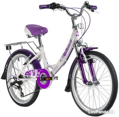Детский велосипед Novatrack Girlish line 20 20AH6V.GIRLISH.WT9 (белый, 2019) - фото2