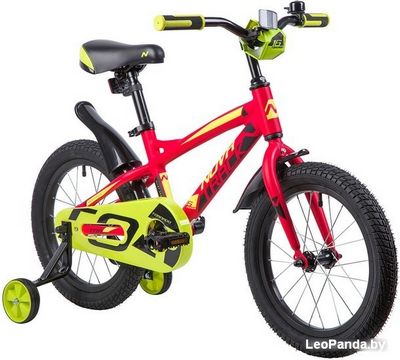 Детский велосипед Novatrack Tornado 16 (красный/желтый, 2019) - фото2
