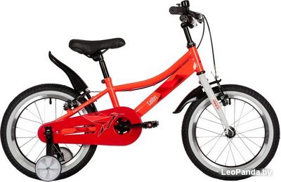 Детский велосипед Novatrack Calibri V 16 2022 167CALIBRI1V.CRL22 (красный) - фото