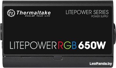 Блок питания Thermaltake Litepower RGB 650W LTP-650AL2NK - фото5