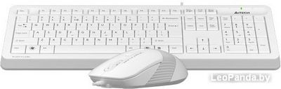 Клавиатура + мышь A4Tech Fstyler F1010 (белый/серый) - фото2