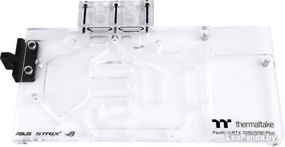 Водоблок для видеокарты Thermaltake Pacific V-RTX 3080/3090 Plus ASUS ROG CL-W311-CU00SW-A - фото4