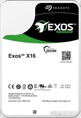 Жесткий диск Seagate Exos X16 14TB ST14000NM001G - фото