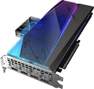 Видеокарта Gigabyte Aorus Radeon RX 6900 XT Xtreme Waterforce WB 16GB GDDR6 - фото3