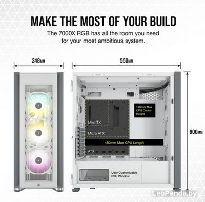 Корпус Corsair iCUE 7000X RGB CC-9011227-WW - фото2