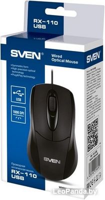 Мышь SVEN RX-110 USB (черный) - фото4