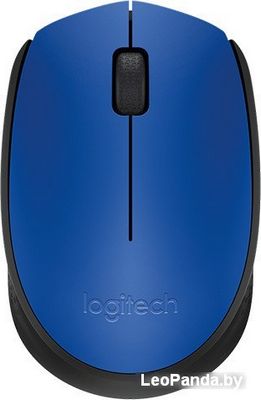 Мышь Logitech M171 Wireless Mouse синий/черный [910-004640] - фото
