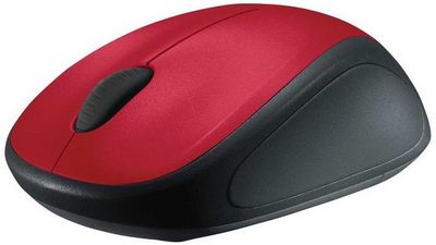 Мышь Logitech M235 Wireless Mouse (красный) [910-002496] - фото2