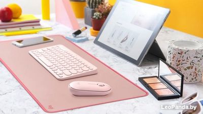 Коврик для мыши Logitech Desk Mat (темно-розовый) - фото2