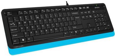 Клавиатура A4Tech Fstyler FK10 (черный/синий) - фото2