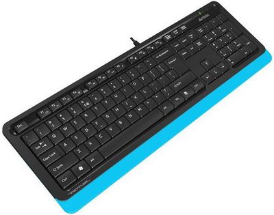 Клавиатура A4Tech Fstyler FK10 (черный/синий) - фото3