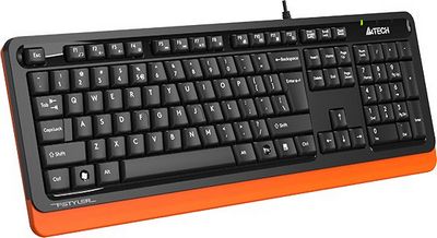 Клавиатура A4Tech Fstyler FKS10 (черный/оранжевый) - фото2
