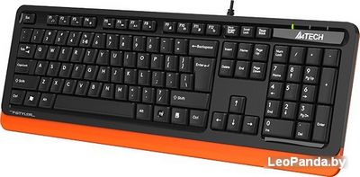 Клавиатура A4Tech Fstyler FKS10 (черный/оранжевый) - фото3