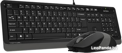 Клавиатура + мышь A4Tech Fstyler F1010 (черный/серый) - фото3