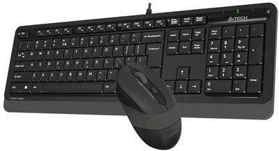 Клавиатура + мышь A4Tech Fstyler F1010 (черный/серый) - фото4