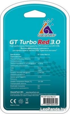 Термопаста GlacialTech GT Turbo Red 3.0 (3 г)