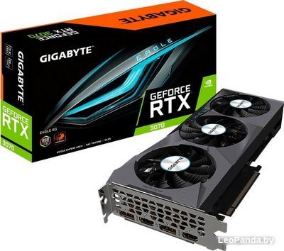 Видеокарта Gigabyte GeForce RTX 3070 Eagle 8GB GDDR6 (rev. 2.0) - фото2