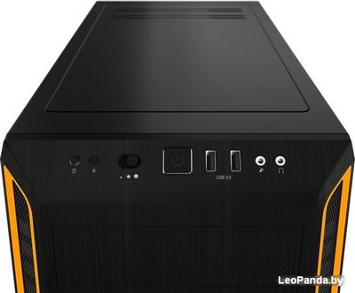 Корпус be quiet! Pure Base 600 с окном (черный/оранжевый) - фото2