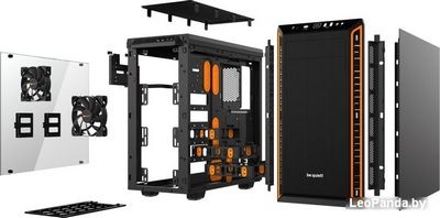 Корпус be quiet! Pure Base 600 с окном (черный/оранжевый) - фото5