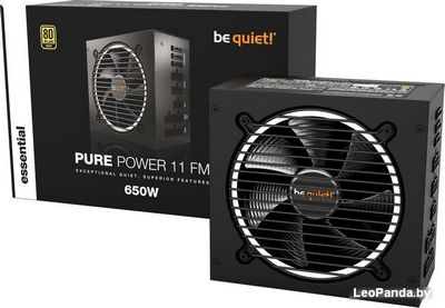 Блок питания be quiet! Pure Power 11 FM 650W BN318 - фото4