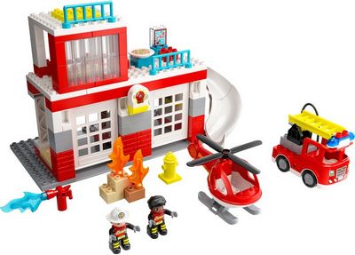 Конструктор LEGO Duplo 10970 Пожарная часть и вертолет - фото2
