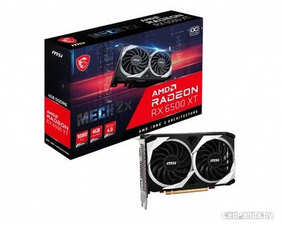 Видеокарта MSI Radeon RX 6500 XT MECH 2X 4G OC - фото2