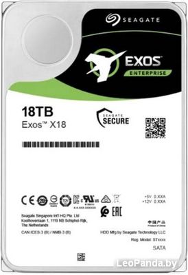 Жесткий диск Seagate Exos X18 18TB ST18000NM004J - фото