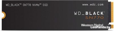 SSD WD Black SN770 NVMe 2TB WDS200T3X0E - фото