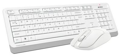 Клавиатура + мышь A4Tech Fstyler FG1012 (белый) - фото3