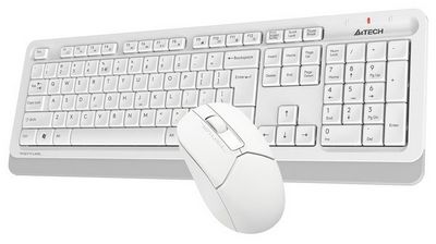 Клавиатура + мышь A4Tech Fstyler FG1012 (белый) - фото4