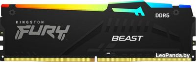 Оперативная память Kingston FURY Beast RGB 16ГБ DDR5 5200 МГц KF552C40BBA-16 - фото