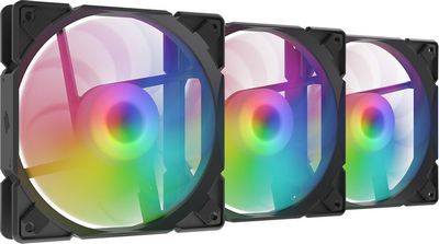 Набор вентиляторов SilentiumPC Stella HP ARGB 120 Kit SPC287 - фото
