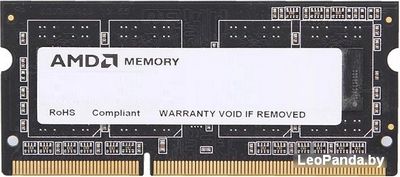 Оперативная память AMD 8ГБ DDR3 SODIMM 1600МГц R538G1601S2S-U - фото