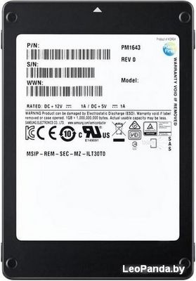 SSD Samsung PM1643a 960GB MZILT960HBHQ-00007 - фото