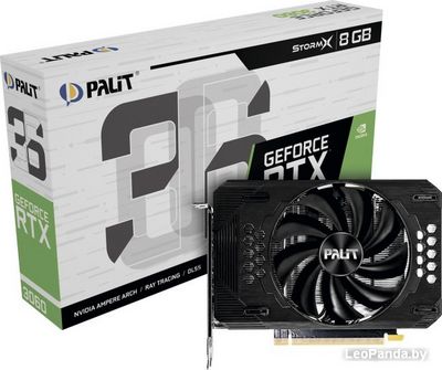 Видеокарта Palit GeForce RTX 3060 StormX 8GB GDDR6 NE63060019P1-190AF - фото2