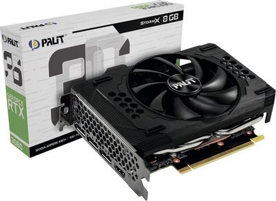 Видеокарта Palit GeForce RTX 3060 StormX 8GB GDDR6 NE63060019P1-190AF - фото4