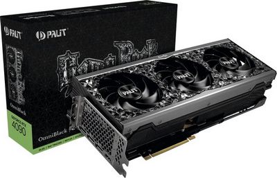 Видеокарта Palit GeForce RTX 4090 GameRock OmniBlack 24G NED4090019SB-1020Q - фото2