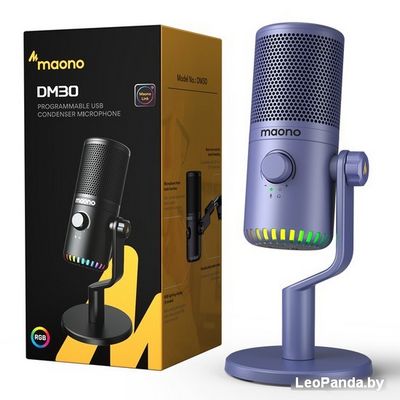 Проводной микрофон Maono DM30 (сиреневый) - фото5