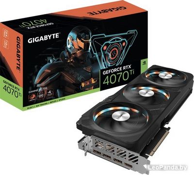 Видеокарта Gigabyte GeForce RTX 4070 Ti Gaming OC 12G GV-N407TGAMING OC-12GD - фото3