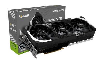 Видеокарта Palit GeForce RTX 4080 GamingPro OC NED4080T19T2-1032A - фото4