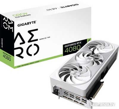 Видеокарта Gigabyte GeForce RTX 4080 16GB Aero OC GV-N4080AERO OC-16GD - фото2