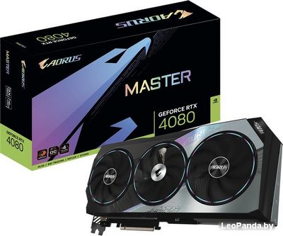 Видеокарта Gigabyte Aorus GeForce RTX 4080 16GB Master GV-N4080AORUS M-16GD - фото5